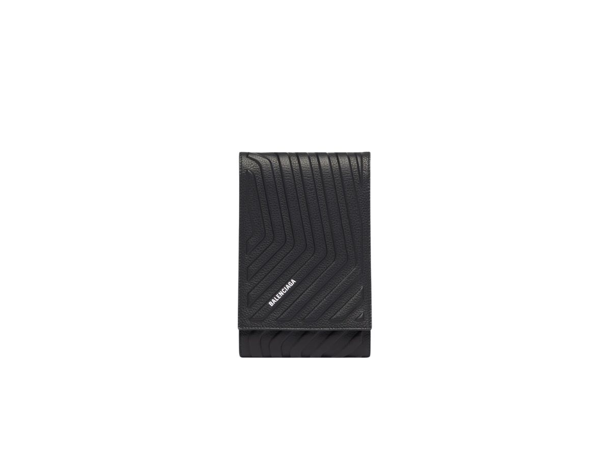 Buy Balenciaga Car Phone Holder On Strap Black | SASOM