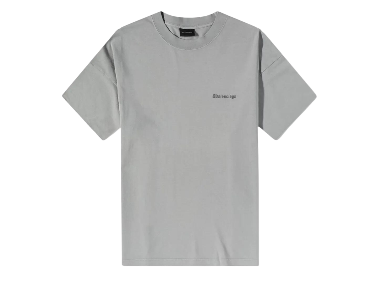 Balenciaga Corporate Logo T-Shirt Black-White