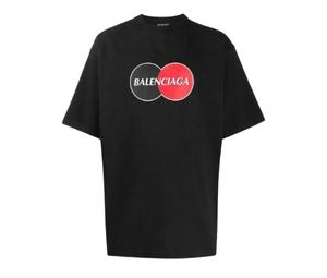 Buy Balenciaga Credit Card Logo Oversized Fit T-Shirt Black at Sasom – Authentic and Ready to Ship