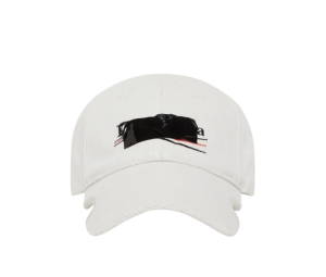 Buy Balenciaga Gaffer Cap In Light Beige Cotton Drill at Sasom – Authentic and Ready to Ship