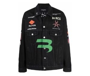Buy Balenciaga Gamer Denim Jacket Black at Sasom – Authentic and Ready to Ship