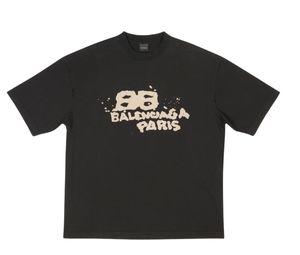 Buy Balenciaga Hand Drawn BB Icon T-Shirt Medium Fit In Black at Sasom – Authentic and Ready to Ship