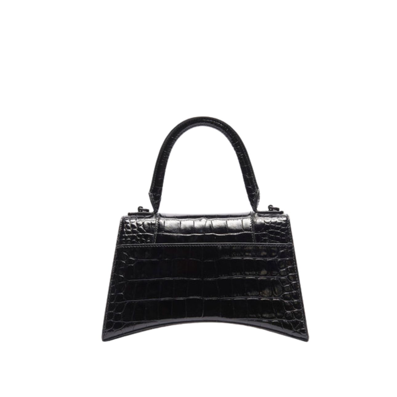 Balenciaga Hourglass Croc XS Top Handle Bag