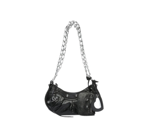 Buy Balenciaga Le Cagole XS Shoulder Bag With Chain Black at Sasom – Authentic and Ready to Ship