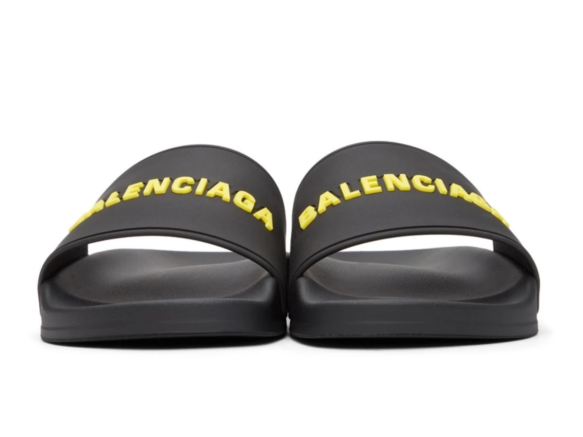 Yellow 2024 balenciaga slides