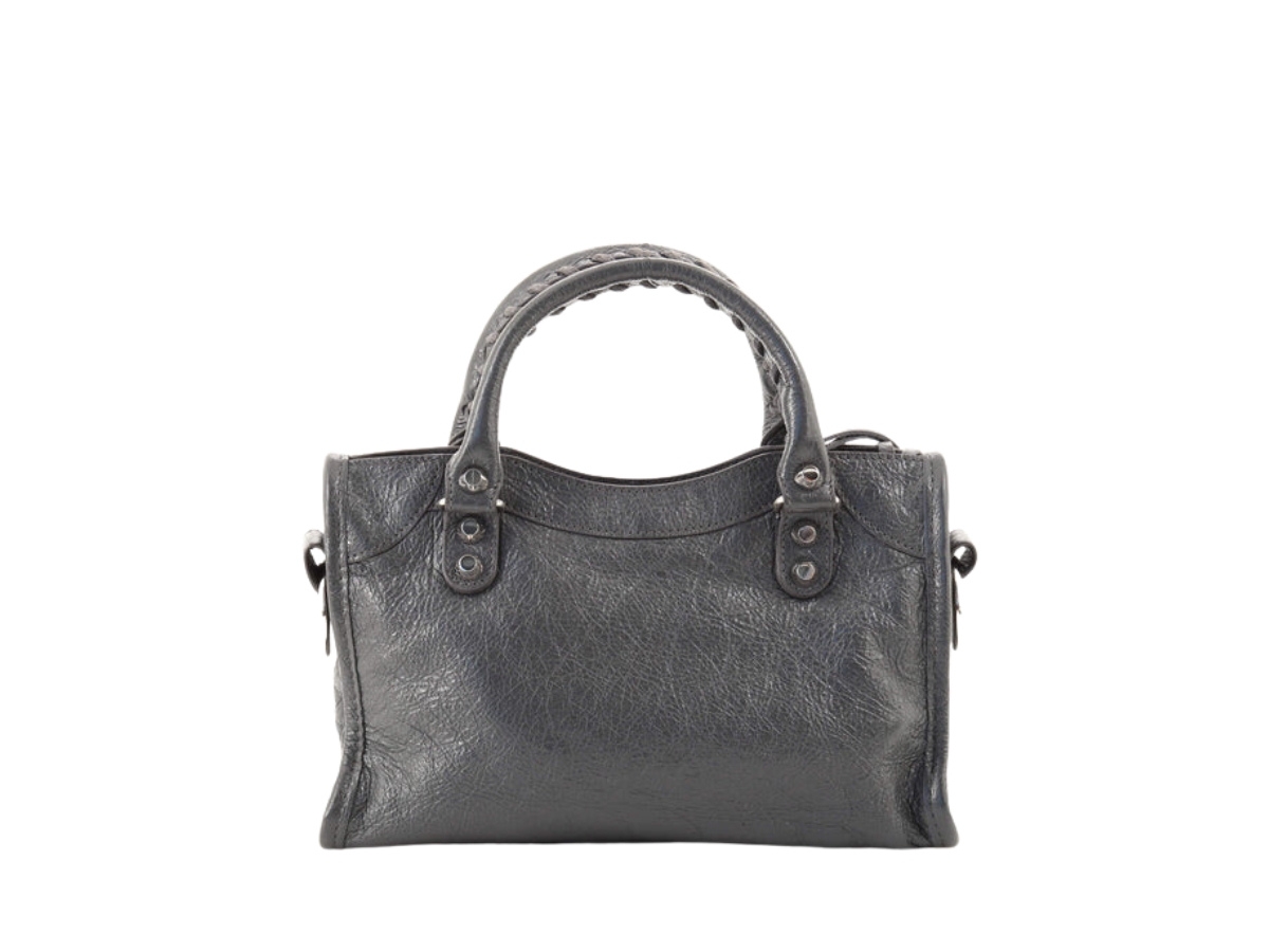 balenciaga mini city bag grey
