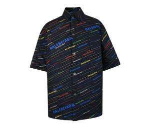 Buy Balenciaga Multicolor All Over Shirt at Sasom – Authentic and Ready to Ship
