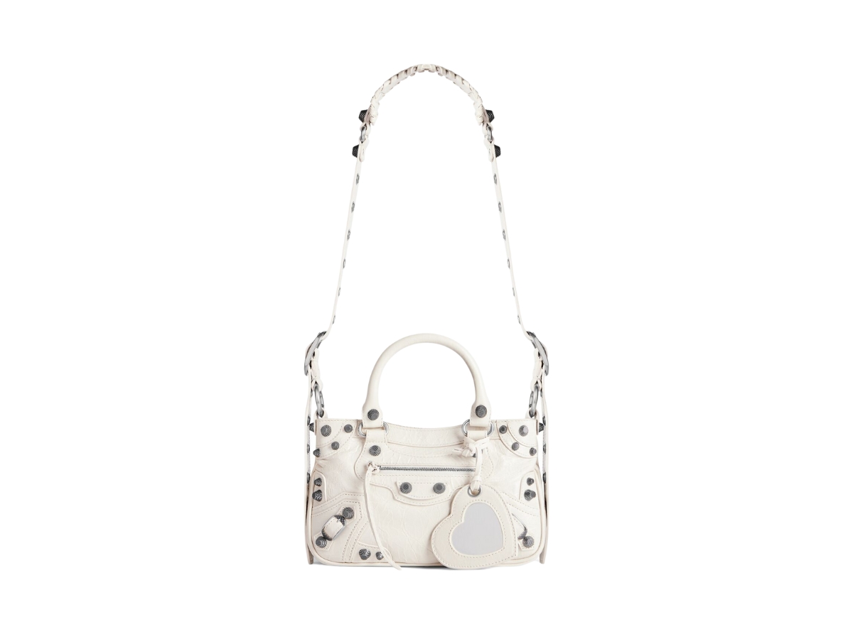 Shopping Bag Balenciaga Mini White Bag Balenciaga Neo Cagole XS