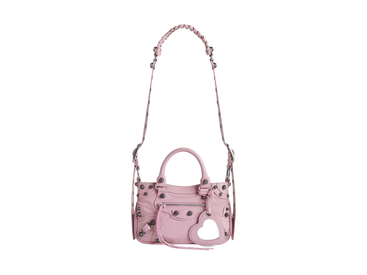 【送料・関税込】BALENCIAGA NEO CAGOLE SMALL TOTE Sweet pink Balenciaga Neo Cagole Small leather tote bag Balenciaga