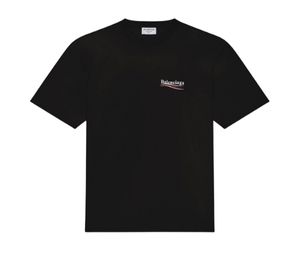 Balenciaga Political Campaign T-Shirt Large Fit Black