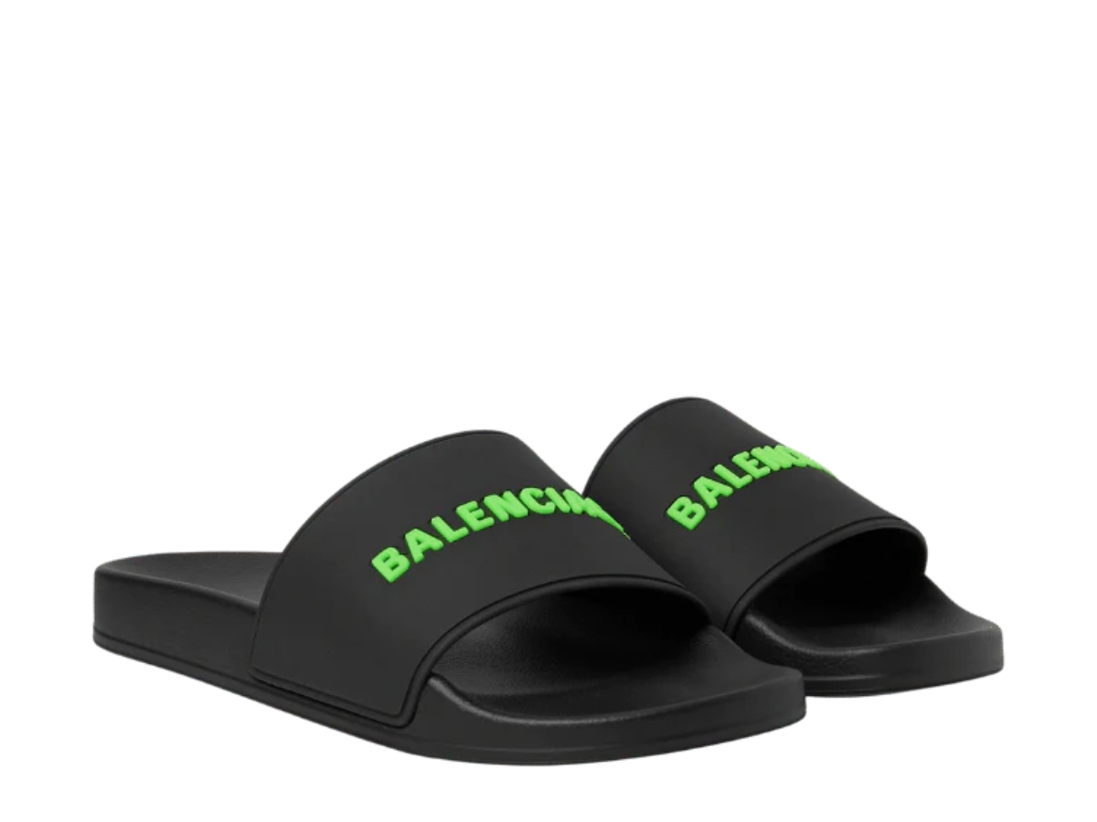 Black and best sale green slides