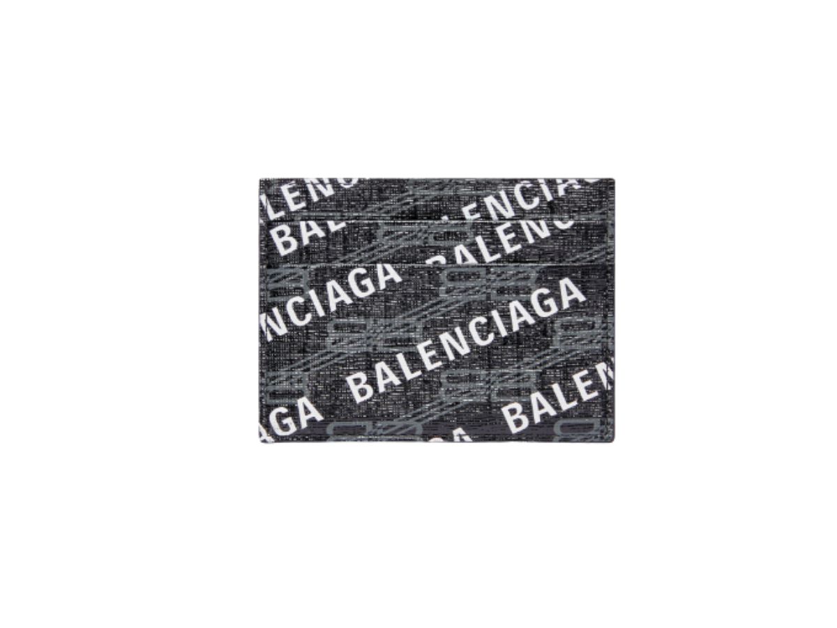 Balenciaga City Moto Bifold Black Cardholder  I MISS YOU VINTAGE