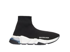 Balenciaga Speed Clear Sole Sneaker Black White (W)