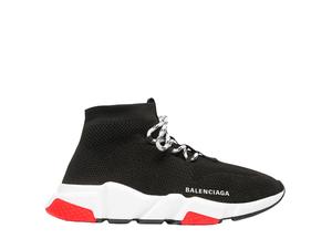 Balenciaga Speed Lace-Up Sneaker Black White Red (W)