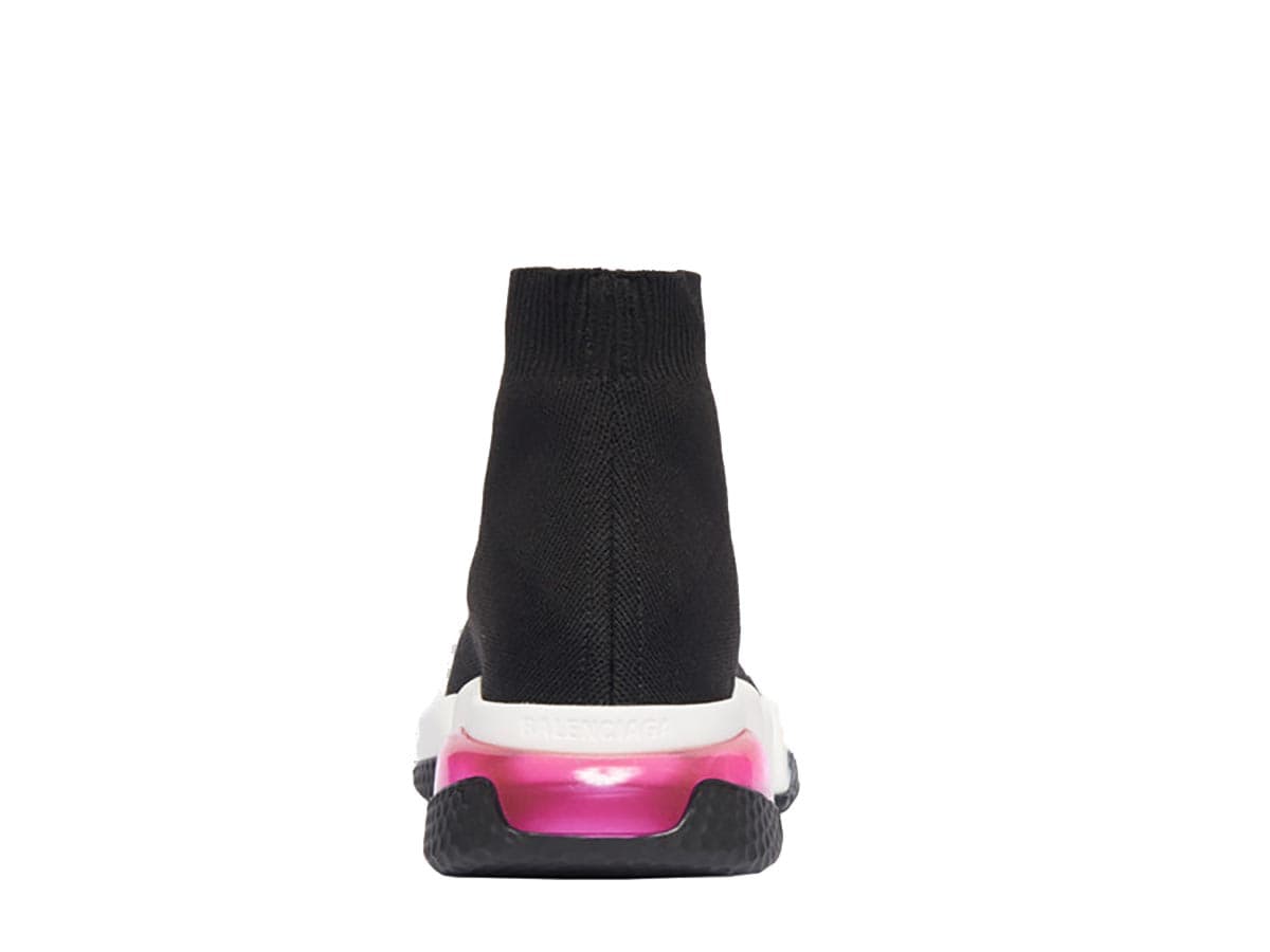balenciaga speed trainer black and pink