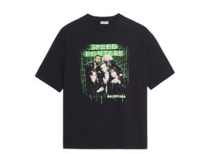 Buy Balenciaga Speedhunters Boysband Printed T-Shirt Black at Sasom – Authentic and Ready to Ship