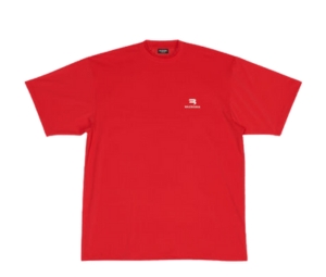 Balenciaga Sporty B Swim T-shirt Red
