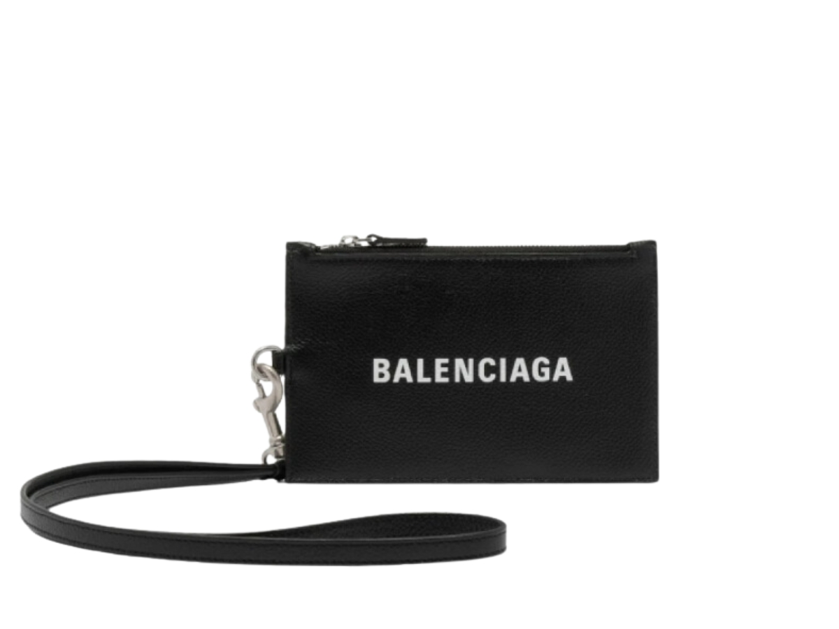 Balenciaga zip discount card holder