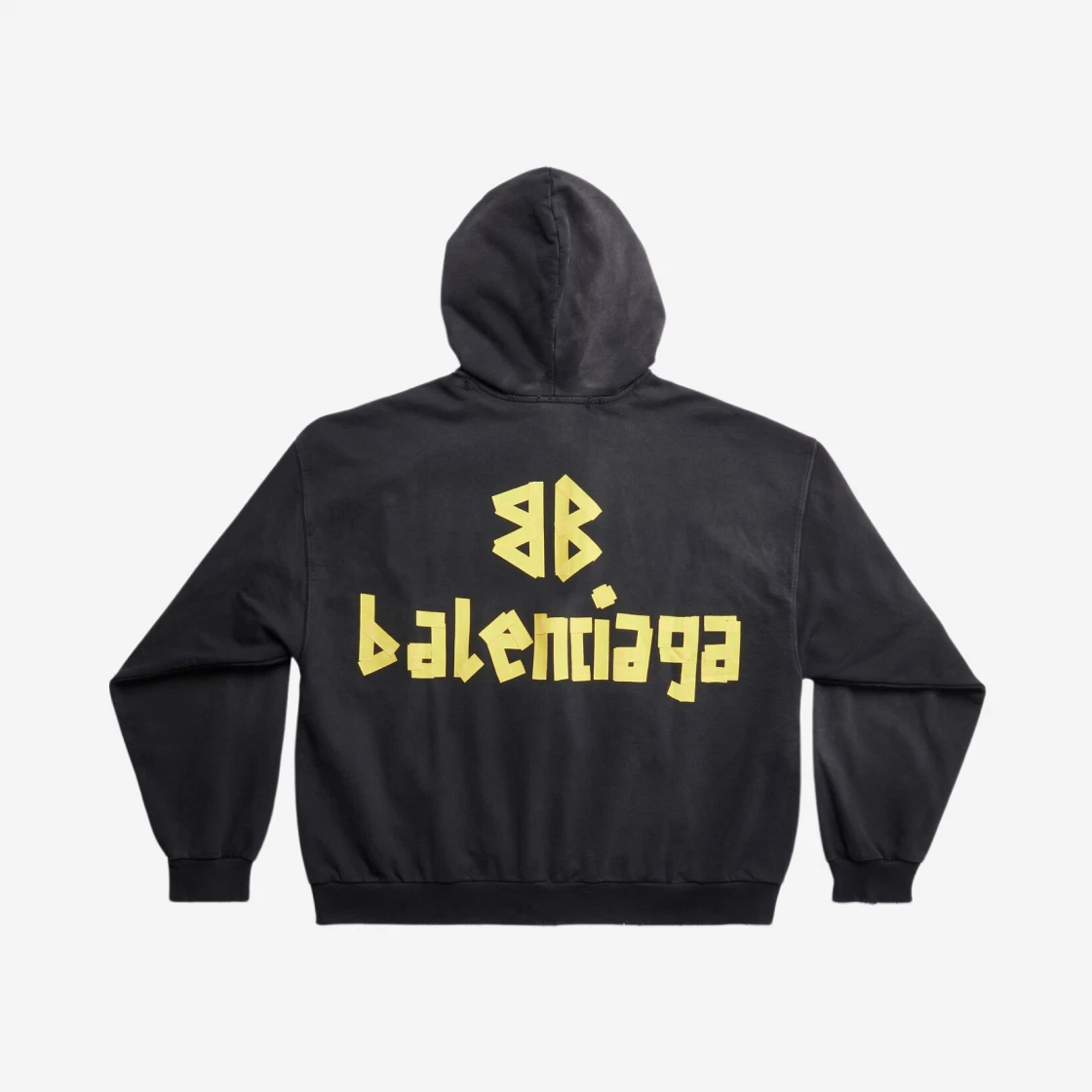 SASOM | apparel Balenciaga Tape Type Ripped Pocket Large Fit Zip-Up ...