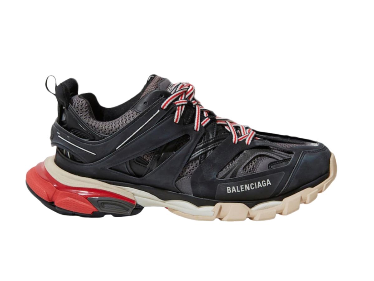 Balenciaga track red black gray white with tag on shoe size Eur 41 USA size  8  eBay
