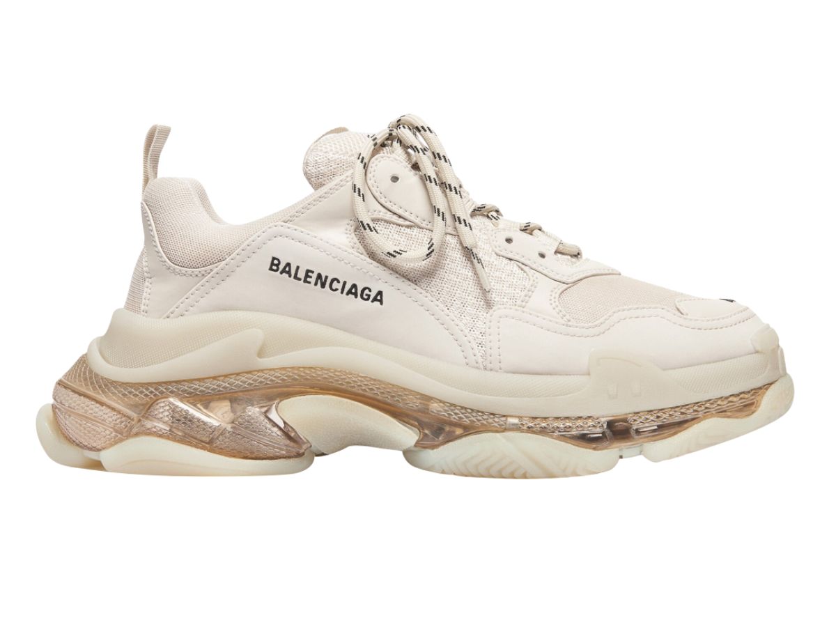 SASOM | รองเท้า Balenciaga Triple S Clear Sole Off White เช็คราคาล่าสุด