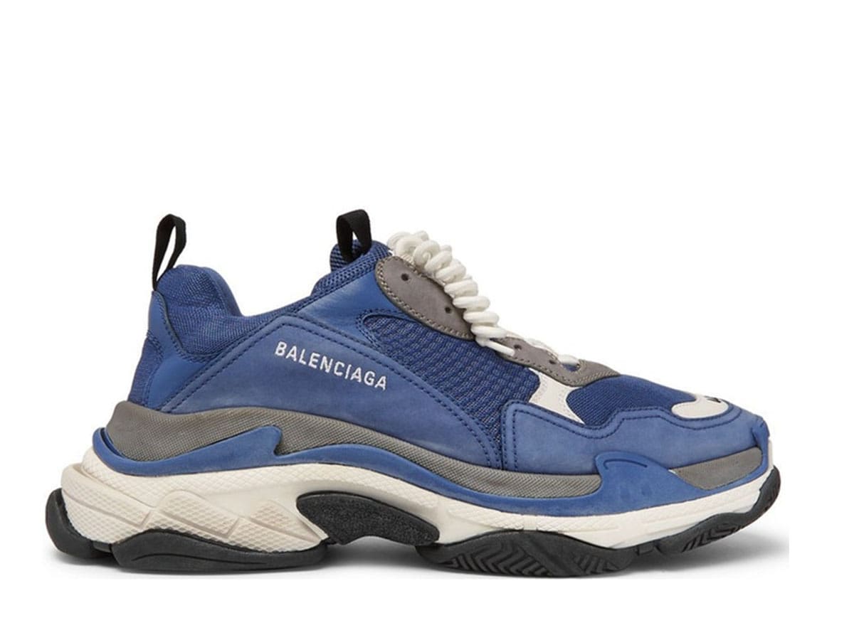 Balenciaga triple s discount donkerblauw