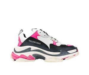 Balenciaga Triple S Sneaker Neon Pink Black White (W)