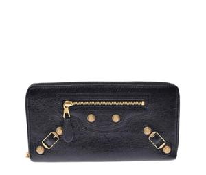 Buy Balenciaga Zippy Long Wallet In Calfskin With Gold Hardware Black at Sasom – Authentic and Ready to Ship