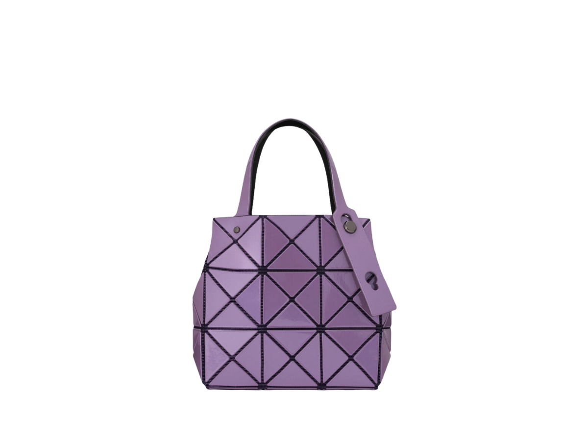 Bao Bao Issey Miyake Small Carat Handbag Purple | ของแท้