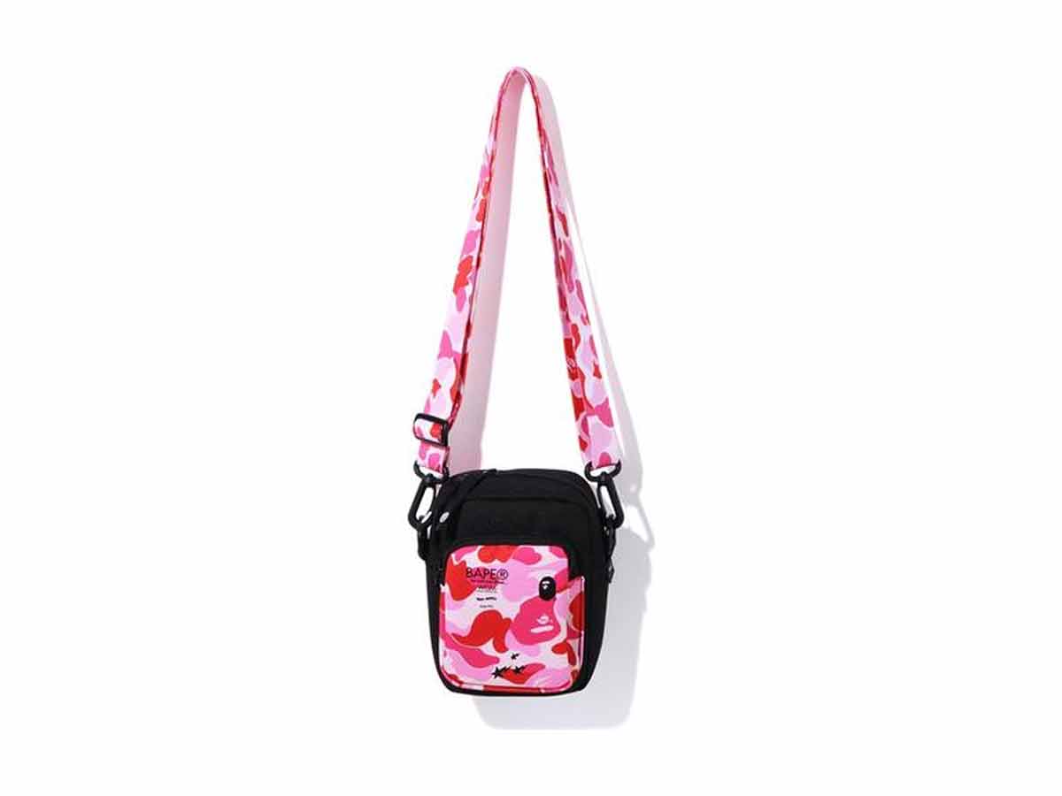 バッグ ABC CAMO MINI SHOULDER BAG Pink ABC CAMO MINI SHOULDER BAG | bape.com