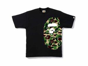 Buy BAPE ABC Side Big Ape Head Tee Black/Green at Sasom – Authentic and Ready to Ship