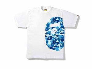 Buy BAPE ABC Side Big Ape Head Tee White/Blue at Sasom – Authentic and Ready to Ship