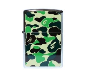 Buy BAPE ABC Zippo Lighter Green at Sasom – Authentic and Ready to Ship