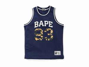 BAPE Basketball Tank Top Navy