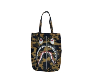 Buy BAPE Camo Shark Tote Bag FW15 at Sasom – Authentic and Ready to Ship