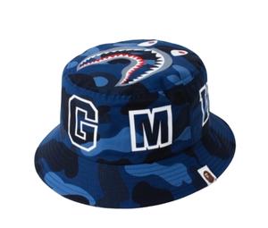 Buy BAPE City Camo Shark Bucket Hat Blue at Sasom – Authentic and Ready to Ship