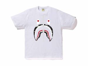 Buy BAPE City Camo Shark Tee White/Black at Sasom – Authentic and Ready to Ship
