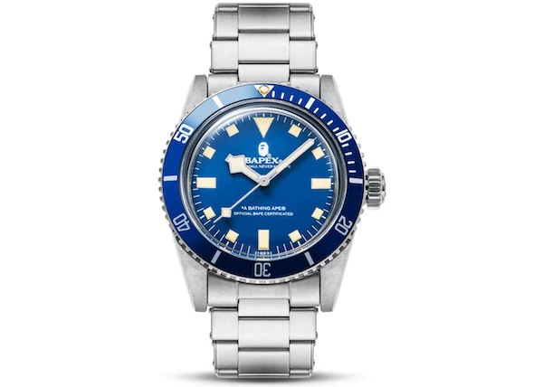 BAPE Classic Type 1 Bapex Watch Blue