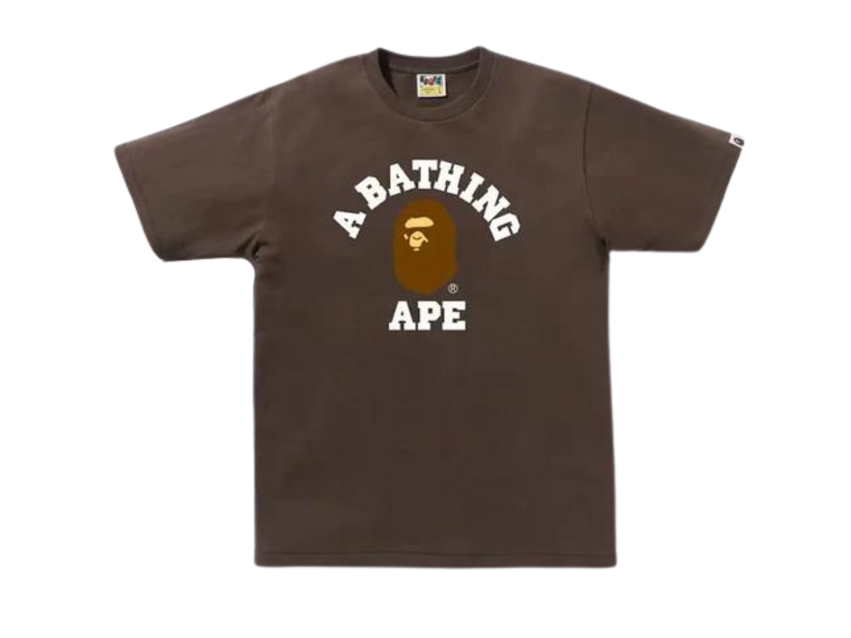 Sasom เสื้อผ้า Bape College Tee Brown เช็คราคาล่าสุด