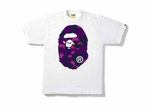 Buy BAPE Color Camo Big Ape Head Tee White at Sasom – Authentic and Ready to Ship
