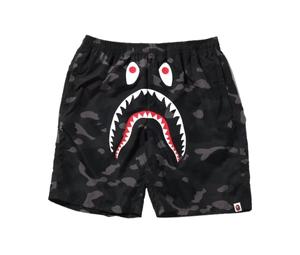 SASOM | apparel BAPE Color Camo Shark Beach Shorts Black (SS22