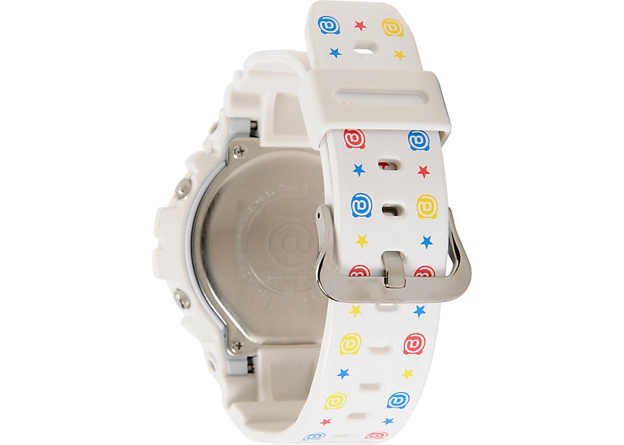 BAPE G-Shock X Bearbrick DW6900MT-7 LTD Watch White | ของแท้