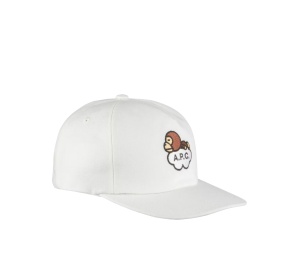 Buy Bape x A.p.c. Milo On Apc Cotton Cap White at Sasom – Authentic and Ready to Ship