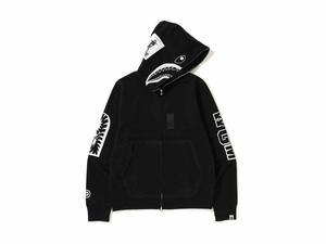 Buy BAPE Military Shark Full Zip Hoodie Black at Sasom – Authentic and Ready to Ship