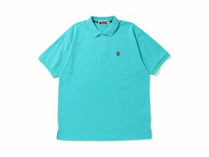 Buy BAPE Relaxed Ape Head One Point Polo Sax at Sasom – Authentic and Ready to Ship