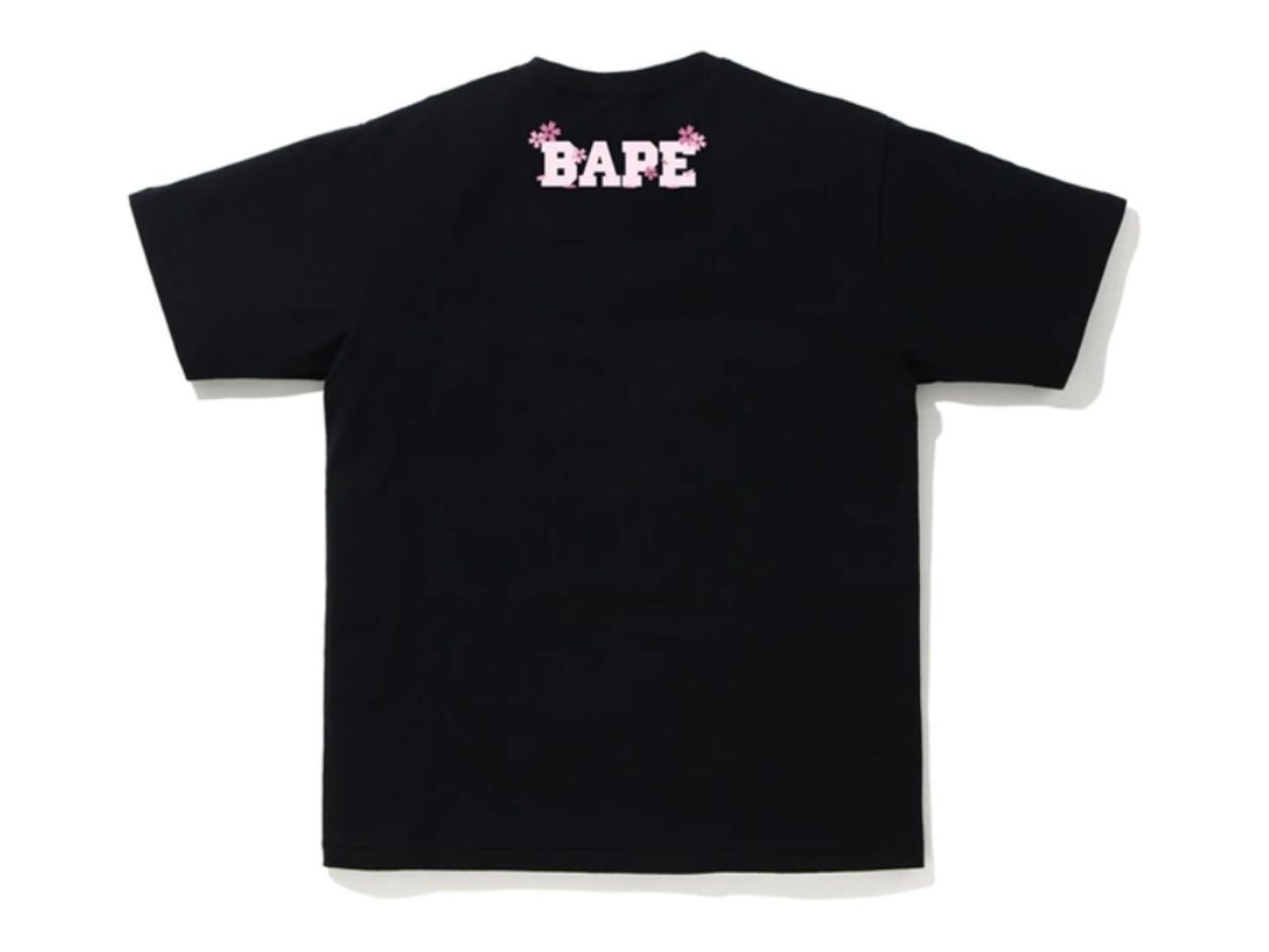 SASOM | apparel BAPE Sakura Photo Ape Head Tee Black Check the latest ...