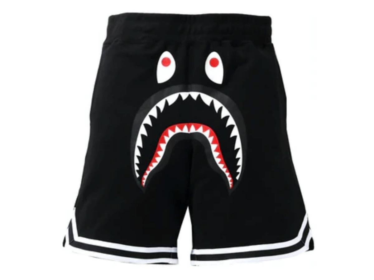 Bape Shark Basketball Sweatshort Black 