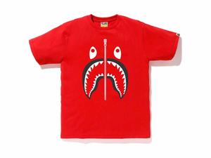 BAPE Shark Tee Red