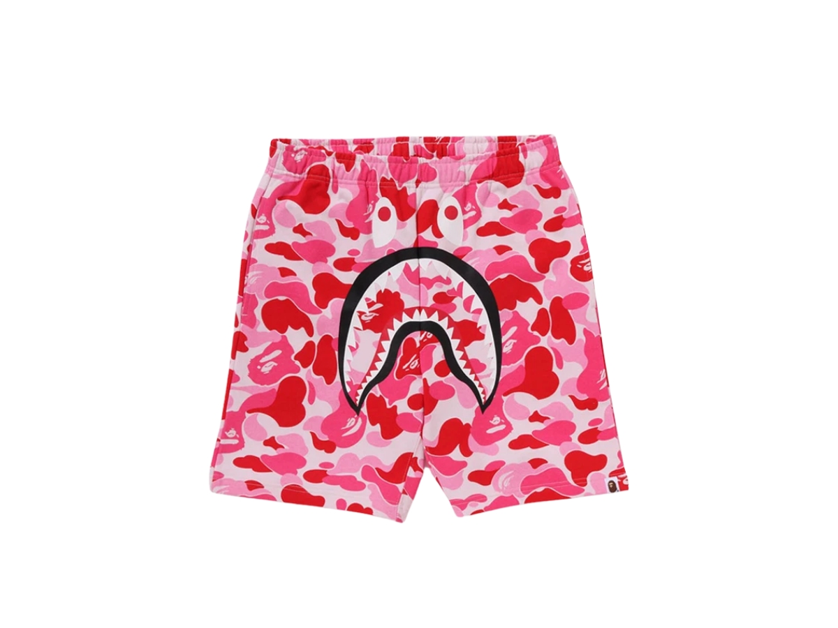 Buy BAPE ABC Camo Shark Sweat Shorts Pink at Sasom – Authentic and Ready to Ship