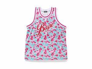 BAPE Store Miami Basketball Tank Top Pink/Blue